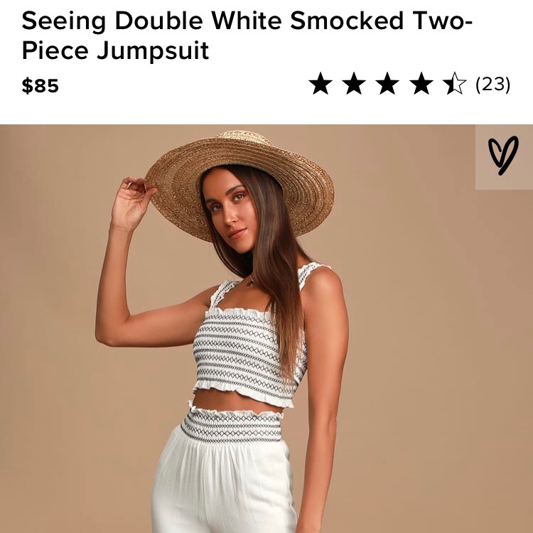 Lulus 2Piece Set Brand New